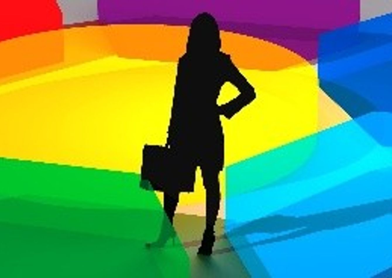 B and H Signs - Photo - rainbow back with woman silouhette.jpg