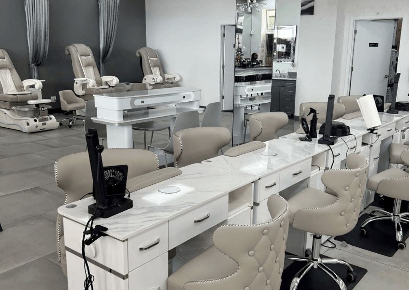 Image of Full Service Nail Salon & Facial Spa, with License In-House Alcohol Bar