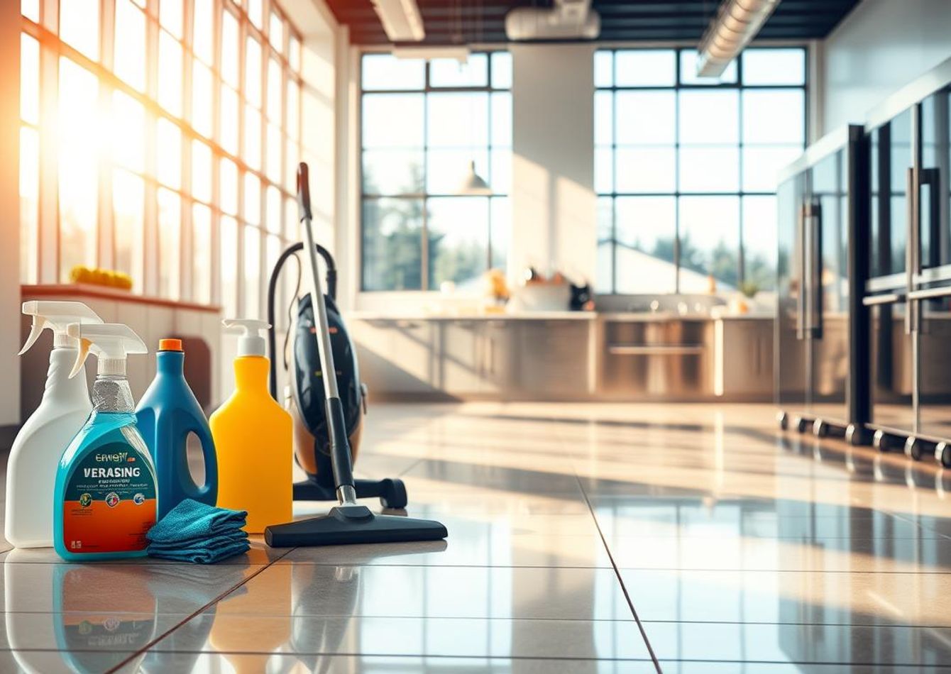 Image of Established Commercial Cleaning Company + Real Estate Available 