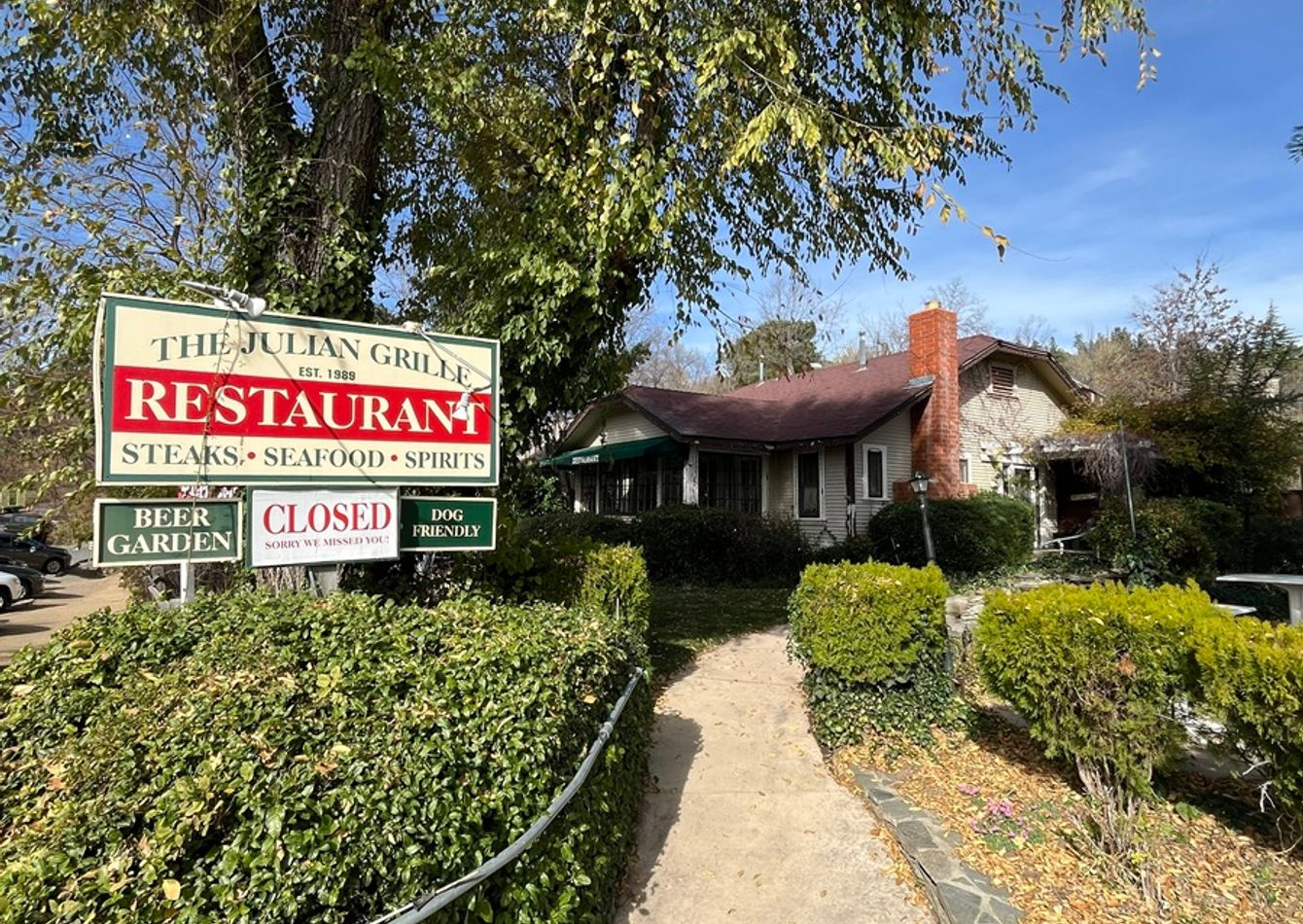 Image of Former Julian Grill - Real Estate Included