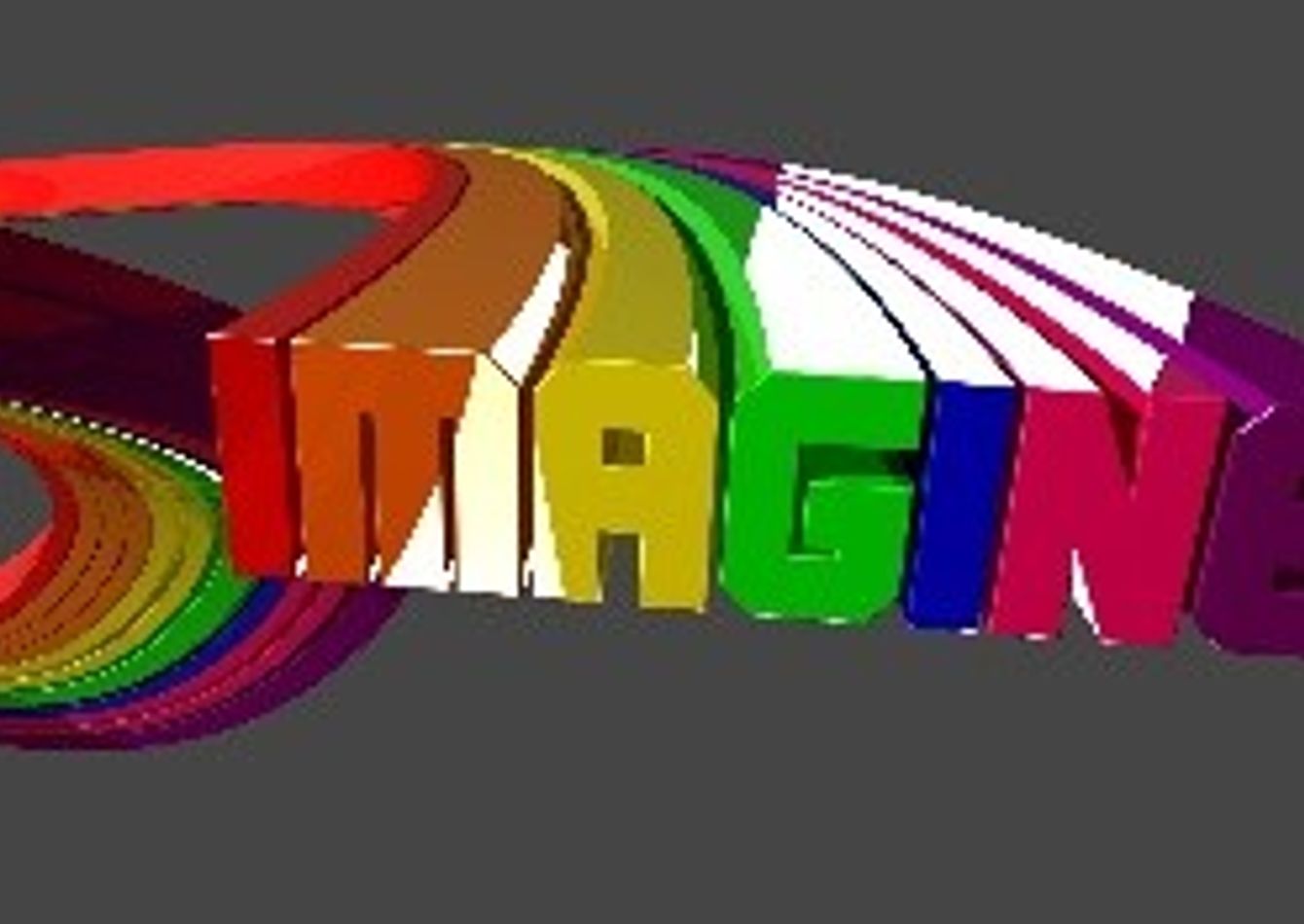 B and H Signs - Photo - rainbow word - imagine.jpg