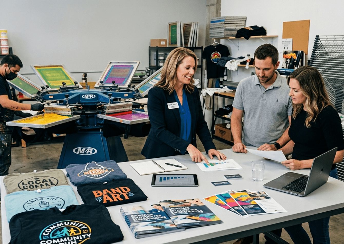 Image of Northern California Custom Embroidery & Screen Printing Business - Semi-Absentee Owned! - SC2281