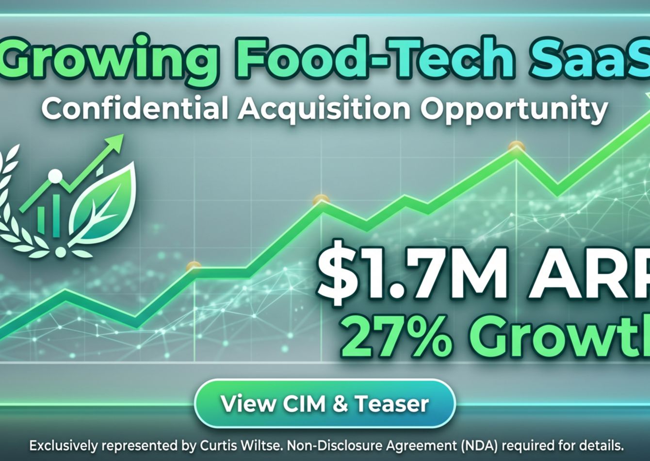 Image of Profitable, Founder-Led B2B SaaS — Cloud-Native ERP for Food Production | $1.75M ARR | 94.5% Gross Margin | Marquee Enterprise Customers