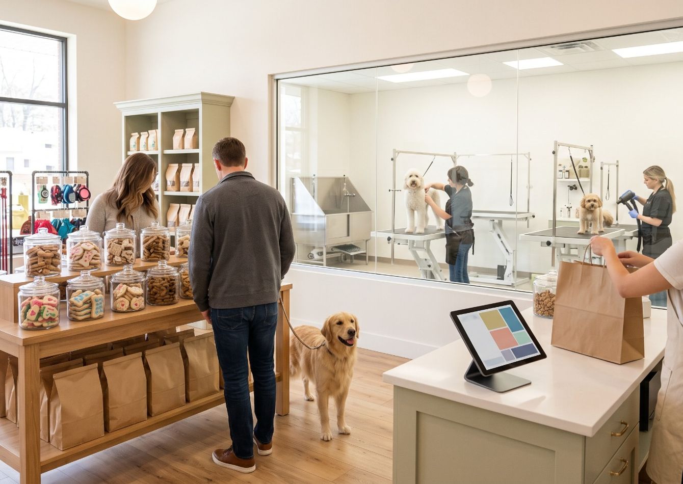 Image of Pet Grooming & Boutique | Recurring Dual Revenue | 3 Groomers Staffed